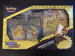Pokemon TCG Sword & Shield Crown Zenith Pikachu VMAX Special Collection Box NEW - Image 1
