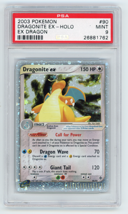 Pokemon Dragonite ex 90 EX Dragon Ultra Rare Holo PSA 9 MINT - Image 1