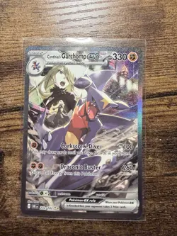 Pokemon TCG Cynthia's Garchomp EX Destined Rivals 232/182 - Image 1