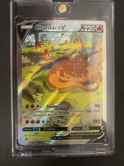 Pokemon Charizard V Full Art SWSH260: Black Star Promo Rare NR-MT Must See🔥🔥🔥 - Image 1