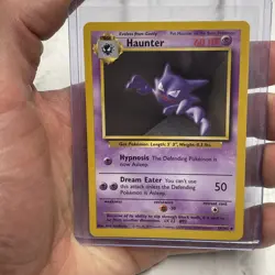 Pokemon Haunter 29/102 WotC Base Set Unlimited NM Vintage Uncommon Vtg Pokemon - Image 1