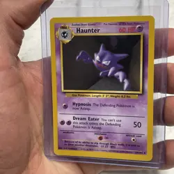 Pokemon Haunter 29/102 WotC Base Set Unlimited NM Vintage Uncommon Vtg Pokemon - Image 2