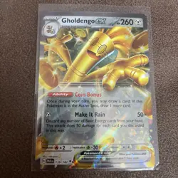 Pokemon TCG Gholdengo EX Paradox Rift 139/182 Holo Double Rare Pokemon TCG NM - Image 1