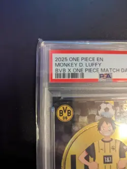 PSA10 One Piece BvB Borussia Dortmund Monkey D. Luffy Promo Karte St13-003 TCG - Image 4