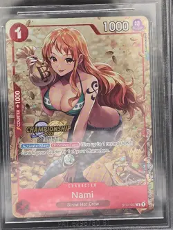 Graded 9.5 Nami (CS 2023 Celebration Pack) ST01-007 One Piece Promotion - Image 2