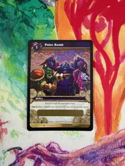 Paint Bomb world of warcraft wow tcg loot unscratched - Image 1