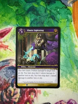 Chain Lightning world of warcraft wow TCG shaman spell - Image 1