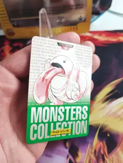 Pokemon Card Schlurp Lickitung Green Carddass 96 Japanese Monsters CollectionLP - Image 2