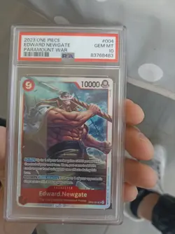 Edward Newgate Op02-004 PSA 10 Barbabianca Onepiece Card Game - Image 1