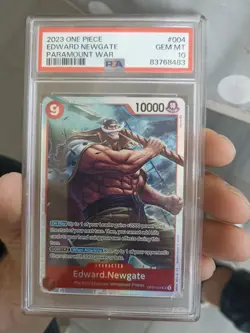 Edward Newgate Op02-004 PSA 10 Barbabianca Onepiece Card Game - Image 2