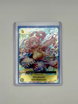 Shirahoshi OP03-116 - Championship 2024 FOIL Promo - One Piece Card Game - Image 1