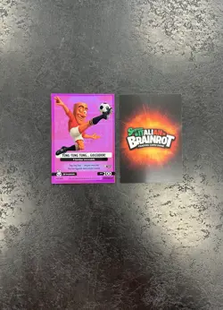 Italian Brainrot Card Promo - Gli Incattiviti - TUNG TUNG TUNG GOLEADOR ! - Image 1