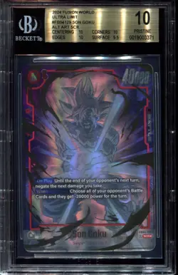 Son Goku FB04-129 SCR Alt Art BGS 10 Dragon Ball Super Fusion World Ultra Card - Image 1