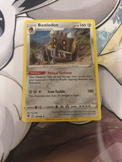 Pokemon card Bastiodon 110/189 Astral Radiance Holo Rare - Image 1