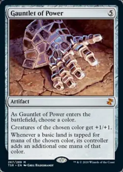 MTG - Gauntlet of Power - Time Spiral Remastered - Light Play - Normal - Image 1
