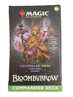 Bloomburrow Commander Deck - SQUIRRELED AWAY MTG Brand New Sealed - Image 1