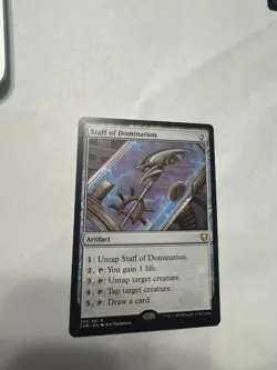 Magic the Gathering Staff of Domination Colorless Artifact - Image 1