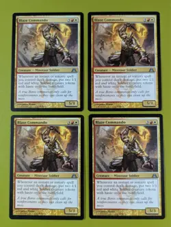 Blaze Commando x4 Dragon's Maze 4x Playset Magic the Gathering MTG - Image 1