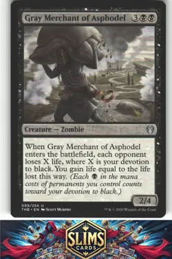 Gray Merchant of Asphodel - Theros Beyond Death - MTG - Uncommon - #99 - NM - Image 1