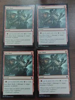 Gut Shot x4 - MTG Modern Masters 2015 - Regular - LP - Playset - Image 1