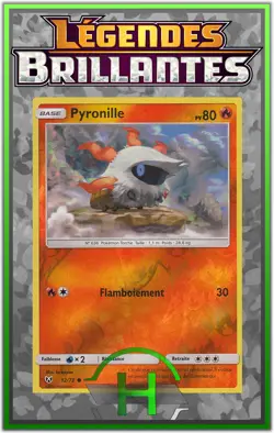 Pyronille Reverse - SL3.5:Legendes Brillantes - 12/73 - Carte Pokemon Francaise - Image 1