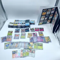 Pokemon 1100+ Karten Sammlung Modern Bulk + Mappe Prismatische Entwicklungen ex - Image 1