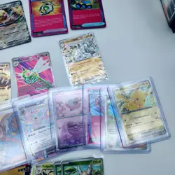 Pokemon 1100+ Karten Sammlung Modern Bulk + Mappe Prismatische Entwicklungen ex - Image 5
