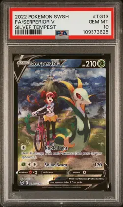 Pokemon Serperior V Silver Tempest Trainer Gallery Full Art TG13/TG30 PSA 10 - Image 1