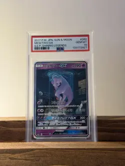 Pokemon Mewtwo GX SEP Shining Legends Japanese Secret Rare #082 PSA 10 Gem Mint - Image 1