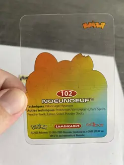 Carte Pokemon Lamincards Noeunoeuf 102 Francais 2005 Occasion - Image 3