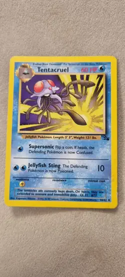 Tentacruel - Pokemon TCG - MP - Uncommon - Fossil Set 44/62 - Image 1
