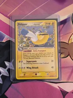 Pokemon Karte Pelipper 26/100 EX Crystal Guardians Set Pokemon Delta Species TCG - Image 4