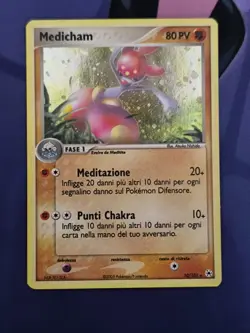 Pokemon Karte Medicham 10/101 Holo - EX Hidden Legends Set Pokemon TCG Meditalis - Image 1