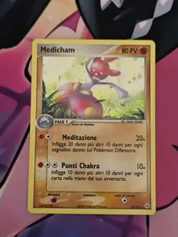 Pokemon Karte Medicham 10/101 Holo - EX Hidden Legends Set Pokemon TCG Meditalis - Image 4