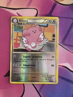 Pokemon Karte Blissey 36/123 Reverse Holo HeartGold & SoulSilver Heiteira TCG - Image 1