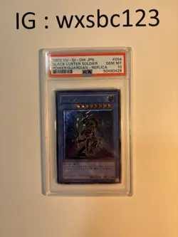 Yu-Gi-Oh! Japanese Black Luster Soldier Ultimate Rare 304-054 PSA 10 Gem Mint - Image 1