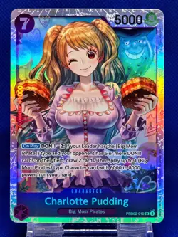 Charlotte Pudding PRB02-010 SR | NM | PRB -The Best- Vol. 2 | One Piece TCG | EN - Image 1