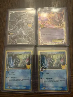 10 Card Pokemon Card Lot Celebrations Pikachu MewTwo Mimikyu Greninja Blastoise - Image 4