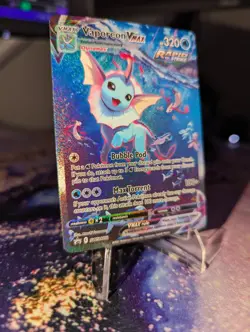 Pokemon Card TCG Vaporeon VMAX SWSH182 Sword & Shield Black Star Promo Holo NM - Image 2
