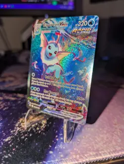 Pokemon Card TCG Vaporeon VMAX SWSH182 Sword & Shield Black Star Promo Holo NM - Image 3