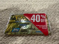 Pokemon The First Movie Trading Card Pack OPENED 1999 Mewtwo Topps MP - Image 1