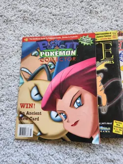 Pokemon Card Binder, W/50 Pages And 5 Pokemon Collector Magazines - Image 4