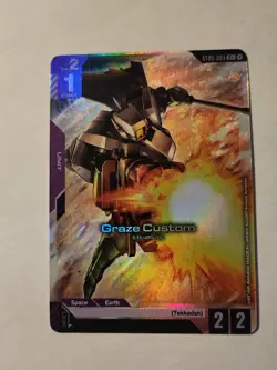 Gundam Card Game - Graze Custom - ST05-004 C+ - Image 1