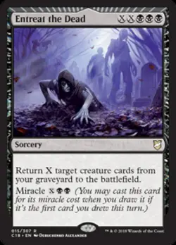 ~ Entreat the Dead ~ LP ~ Commander 2018 ~ MTG ~ - Image 1