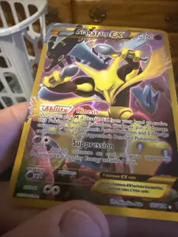 Pokemon TCG Alakazam EX Holo Full Art Ultra Rare 2016, 125/124 Card - Image 1