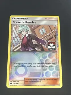 Steven's Resolve - (Pokemon League) 145/168 League & Championship Cards Revers - Image 1