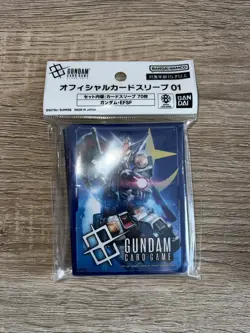 Gundam Card Game Official Sleeve 01 Set of 4 Types 70ct Each BANDAI Japan NEW - Image 4