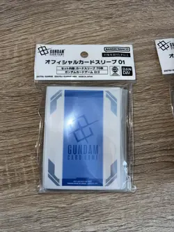 Gundam Card Game Official Sleeve 01 Set of 4 Types 70ct Each BANDAI Japan NEW - Image 5
