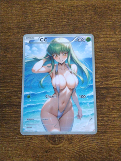 Villeta Shirley C.C. Kallen - x4 Code Geass Goddess ACG Custom Fan Art Cards - Image 2