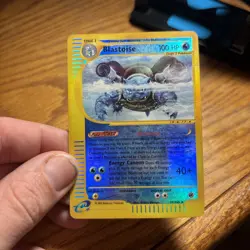 Blastoise Expedition Base Set Rare Reverse Holo 37/165 Pokemon Card - Image 1